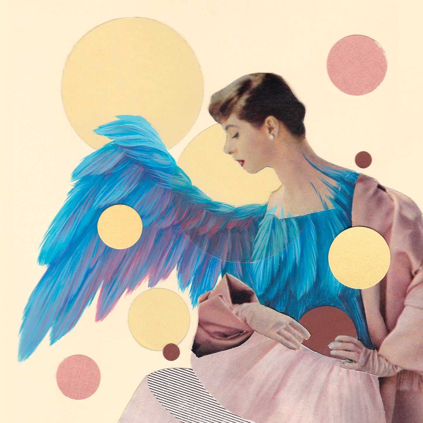 LE LAC DES CYGNES - collaboration avec l'artiste DaCollages